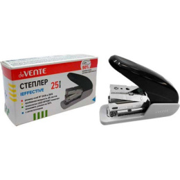 Степлер №24  25 листов Devente Ieffective, пластиковый, черный 4142405