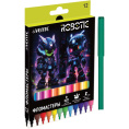Фломастеры 12 цветов Devente Robotic 5081533