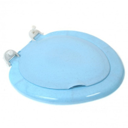 Сиденье для унитаза пластиковое, голубой Мульти-Пласт 2000 МТ532/962212