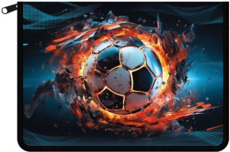 Папка для труда А4 на молнии с трех сторон Lamark Крутой футбол 128/70901505