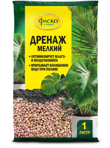 Дренаж цветочный  1л мелкий Цветочное Счастье Фаско