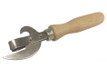 Нож консервный металлический деревянная ручка, с заклепками Мирхозторг 1522
