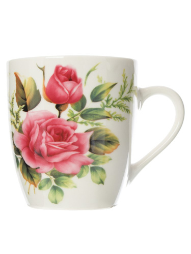 Кружка керамическая 250мл Цветы S749/680915