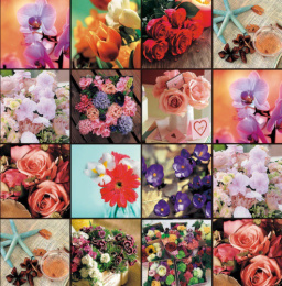 Клеенка столовая на нетканой основе 1,37х25м Grace NM-6410-1