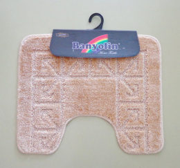 Коврик напольный для туалета U-type на латекс. основе  45х 55см толщина 11мм, бежевый Banyolin