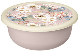 Миска пластиковая с крышкой 3,2л Modena с декором, бежевый IDIland 221160327/06