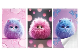 Блокнот А6  30 листов Lamark Пушистики, скоба 128/03003902