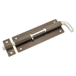 Засов Киров Секрет ЗД-10, антик бронза, 180мм Секрет 42074