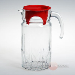 Кувшин стеклянный Karat 1,5 л с крышкой Pasabahce Бор 43304 SL