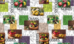 Клеенка столовая на нетканой основе с увеличенным наложением Мажор 1,35х20м Колорит 554/15