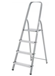 Стремянка металлическая  4 ступени (0,77м) широкие Ярус 122204