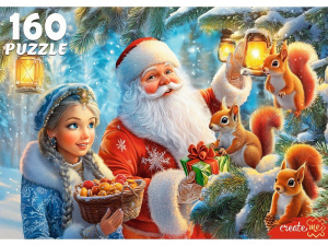 Пазлы  160 элементов Новогодние чудеса П160-7608