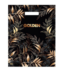 Пакет подарочный ПВД 31х40см 30мкм Золотой лес 701507