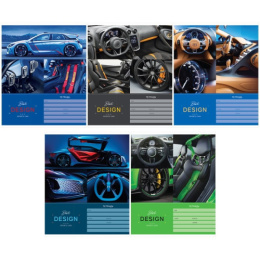 Тетрадь  24 листа клетка Авто. Interior car Т24к_22942