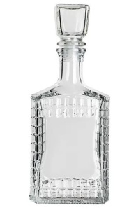 Графин - штоф стеклянный  500мл Оптика 500/Оптика