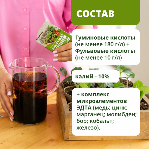 Биогумат для рассады 10мл БиоМастер