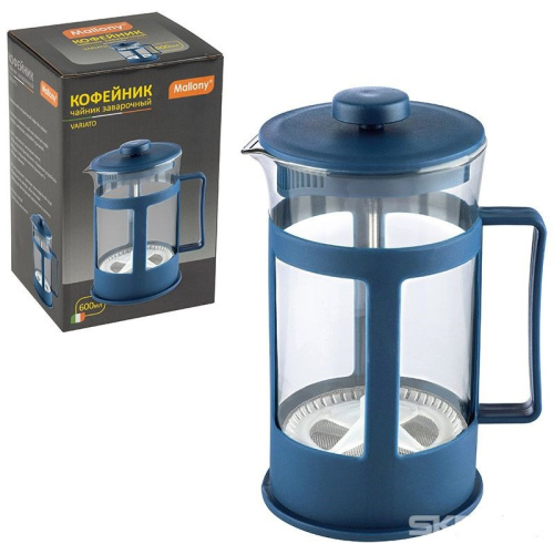 Френч-пресс 0,6л стекло+пластик Variato Mallony 950077