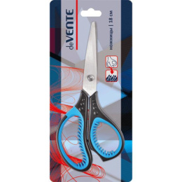 Ножницы 18 см Devente двухцветные, в картон. блистере 4091312