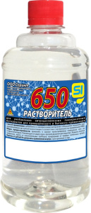 Растворитель 650  0,5л ТУ в бутылке ПЭТ Спринт
