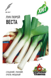 Лук порей Веста 0,2г цветной пакет серия Хит Гавриш