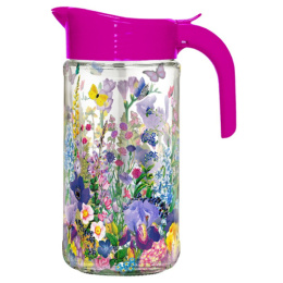 Кувшин стеклянный 1,5 л с крышкой Маяк Летний полдень 107-027