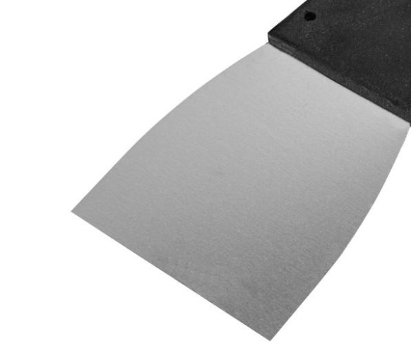 Шпатель нержавеющий  80мм пластиковая ручка Sparta 85134