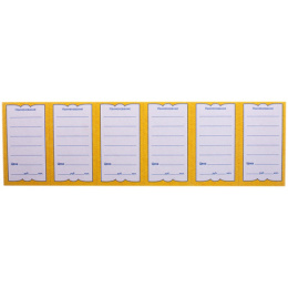 Ценник картонный Бабочка 6  30 листов 177974