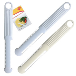 Слайсер для сыра из нержавеющей стали пластиковая ручка 22,5см, 2 струны Мультидом МТ53-51