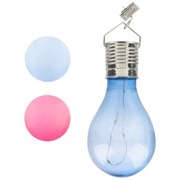 Фонарь садовый пластиковый подвесной, на солнечной батарее, Р-06 Лампочка 7,5х7,5х15см, цвет в ассортименте Park 159732