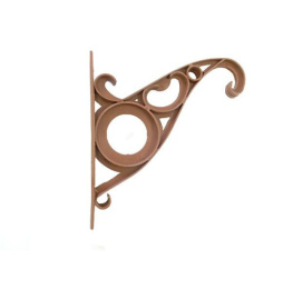 Кронштейн для подвесного кашпо пластиковый 20см Барокко Агропласт БК0003