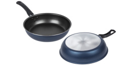 Сковорода алюминиевая с антиприг. покрытием Сатин d-24см без крышки Калитва 67241