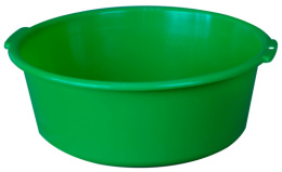 Таз пластиковый круглый 16л с ручками, цвета в ассортименте Ар-Пласт 03005