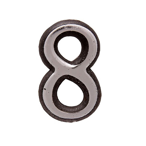 Цифра 8, хром Аллюр 26340