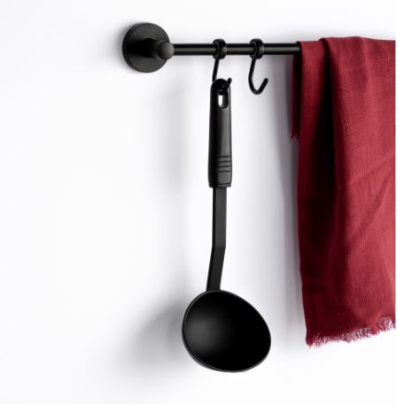 Половник нейлоновый Блэк WH1013-8, черный Vetta 881-244