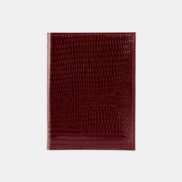 Обложка для автодокументов, кожа, бордовый ОВД-202-3231