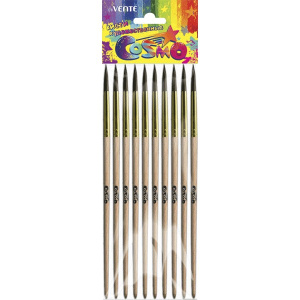 Кисть № 3 белка круглая живописная, деревянная ручка, Devente Cosmo 8073339