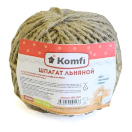 Шпагат льняной  100м d-1,4мм Komfi HRL100T