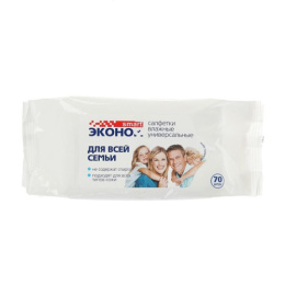 Салфетки влажные Эконом Smart  70шт. для всей семьи 30024