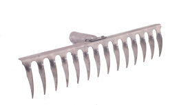 Грабли витые 14 зубьев из нержавеющей стали без черенка ГВ-14