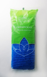 Мочалка для тела крупной вязки Сибирская с ручками 45х11х1,2см Pride М009