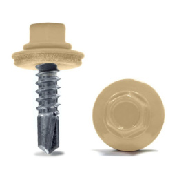 Саморез кровельный 4,8х29 RAL 1014 (слоновая кость) Daxmer 277-101429