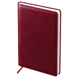 Ежедневник датированный А5 176 листов BG Nebraska Dark Red, кожзам, красный 2027 DDА5_68183 390427