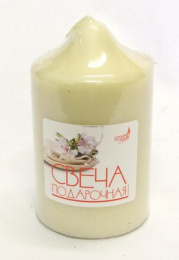 Свеча бочонок 40х60мм белый Антей-Кэндл 5070932