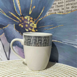 Кружка керамическая 380мл Греческий узор, в ассортименте Радужный Дом РД83390