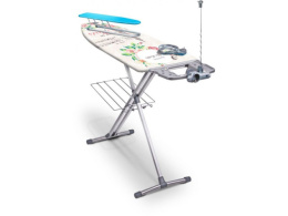 Доска гладильная металлическая основа Ника, подрукавник, полка для белья, удлинитель, держат.для шнура 122х40см Nika Н9