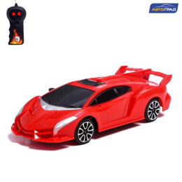 Машина радиоуправляемая Суперкар 20х8,5х5см, красный, на блистере Автоград 7648505