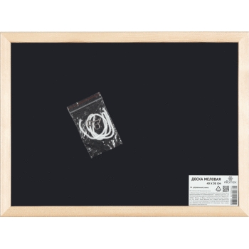 Доска меловая 90х60см Attomex, деревянная рама 6050805