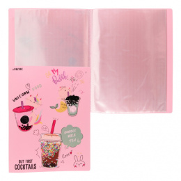 Папка с  20 файлами Devente Unicorn Cocktail А4 500мкм 3101105