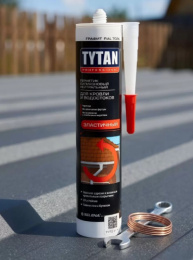 Герметик для кровли и водостоков силиконовый нейтральный TYTAN Professional прозрачный 310мл											 165780