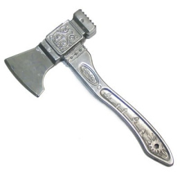 Молоток-топорик кухонный для мяса металлический 22см малый 889-316